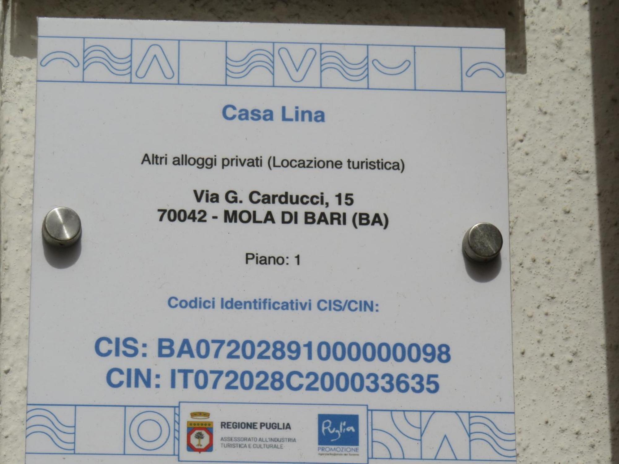 Casa Lina Lejlighed Mola di Bari Eksteriør billede
